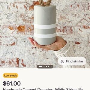 Handmade Nautical Cement Doorstop or Book Ends (set of 2)